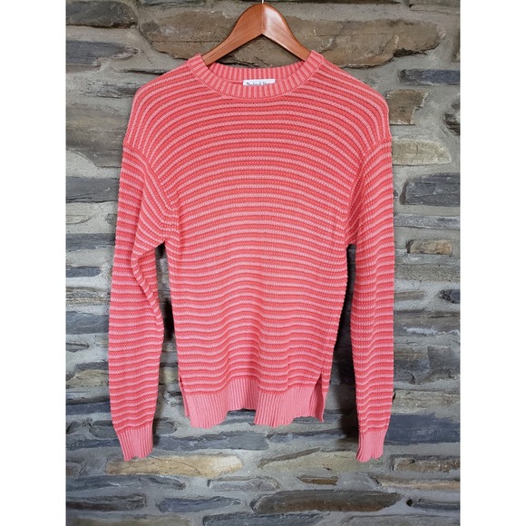 Michael Stars Striped Pink Sweater XSmall - Picture 1 of 3